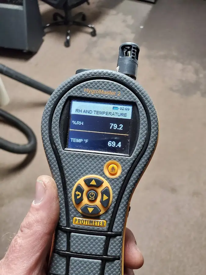 Moisture meter humidity assessment for Fire & Smoke Damage Restoration in North Haven